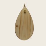 Mangeoire à oiseaux moderne en bois et métal - La Mangeoire
