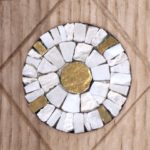 Sac à main en bois, incrusté de mosaïque, pièce unique, collaboration avec Erica Stefani, La Ninetta Bois