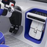 Sac à dos en et bois, collaboration Citroën pour Ami One Concept