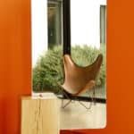 Miroir, paravent, assise en bois - De l'autre côté du miroir