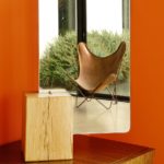 Miroir, paravent, assise en bois - De l'autre côté du miroir