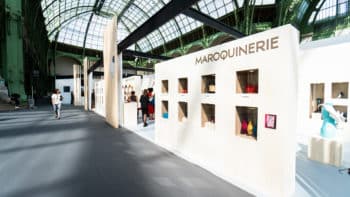 Stand du Conseil National du Cuir, Biennale Révélations 2019 au Grand Palais à Paris