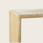Meuble d'entrée en bois, chêne ou frêne, et porte-manteau en métal - Le Vestiaire