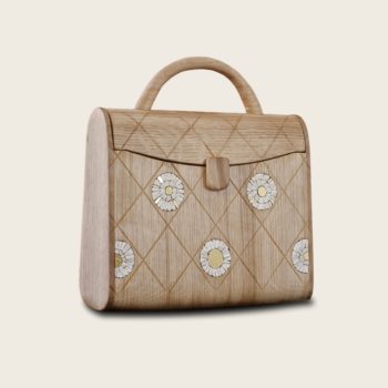 La Ninetta Bois – Sac à main en bois et mosaïque