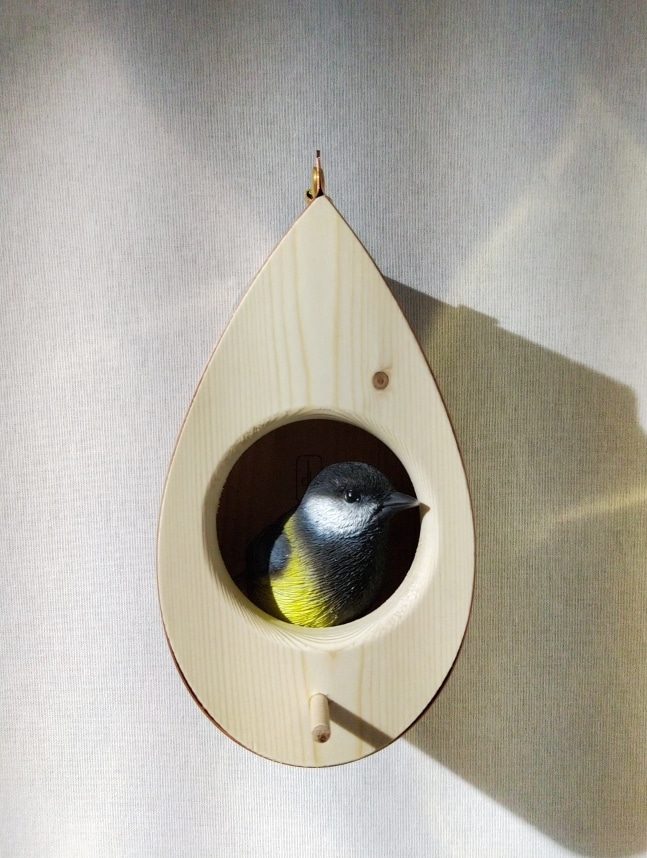 La Mangeoire, oiseau mésange, salon Maison et Objet, Espace Craft, janvier 2020