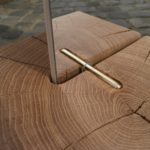 Miroir, paravent, assise en bois - De l'autre côté du miroir