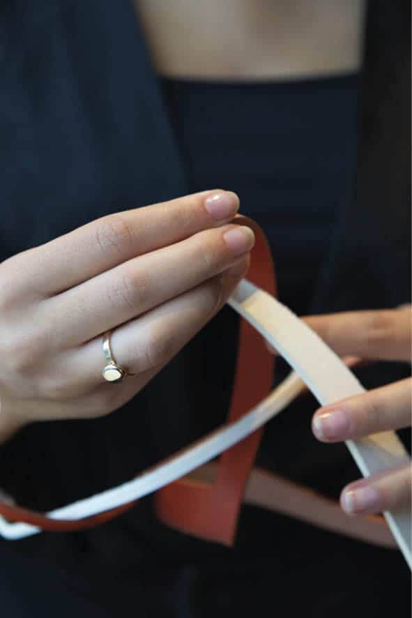 Bandeau bijou bague plaqué or, l'Attache Parisienne