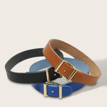 Bracelet en cuir et laiton – Le Petit Carré