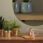 le miroir cuir damien beal rond