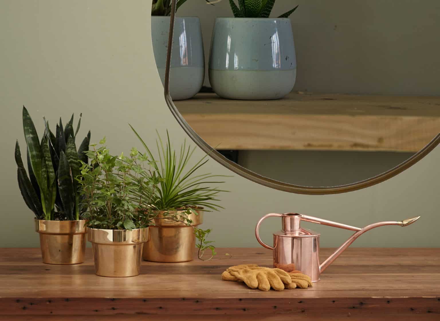 le miroir cuir damien beal rond