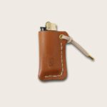Etui briquet en cuir cousue a la main
