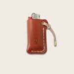 Etui briquet en cuir cousue a la main