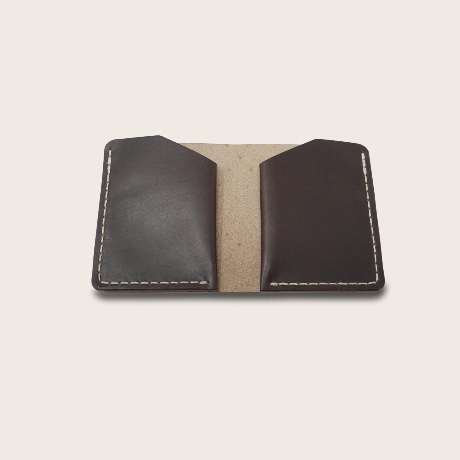 Le Porte Carte Billets en cuir cousue a la main damien beal