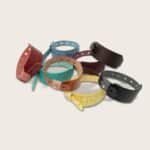 Le bracelet de naissance revisité en cuir