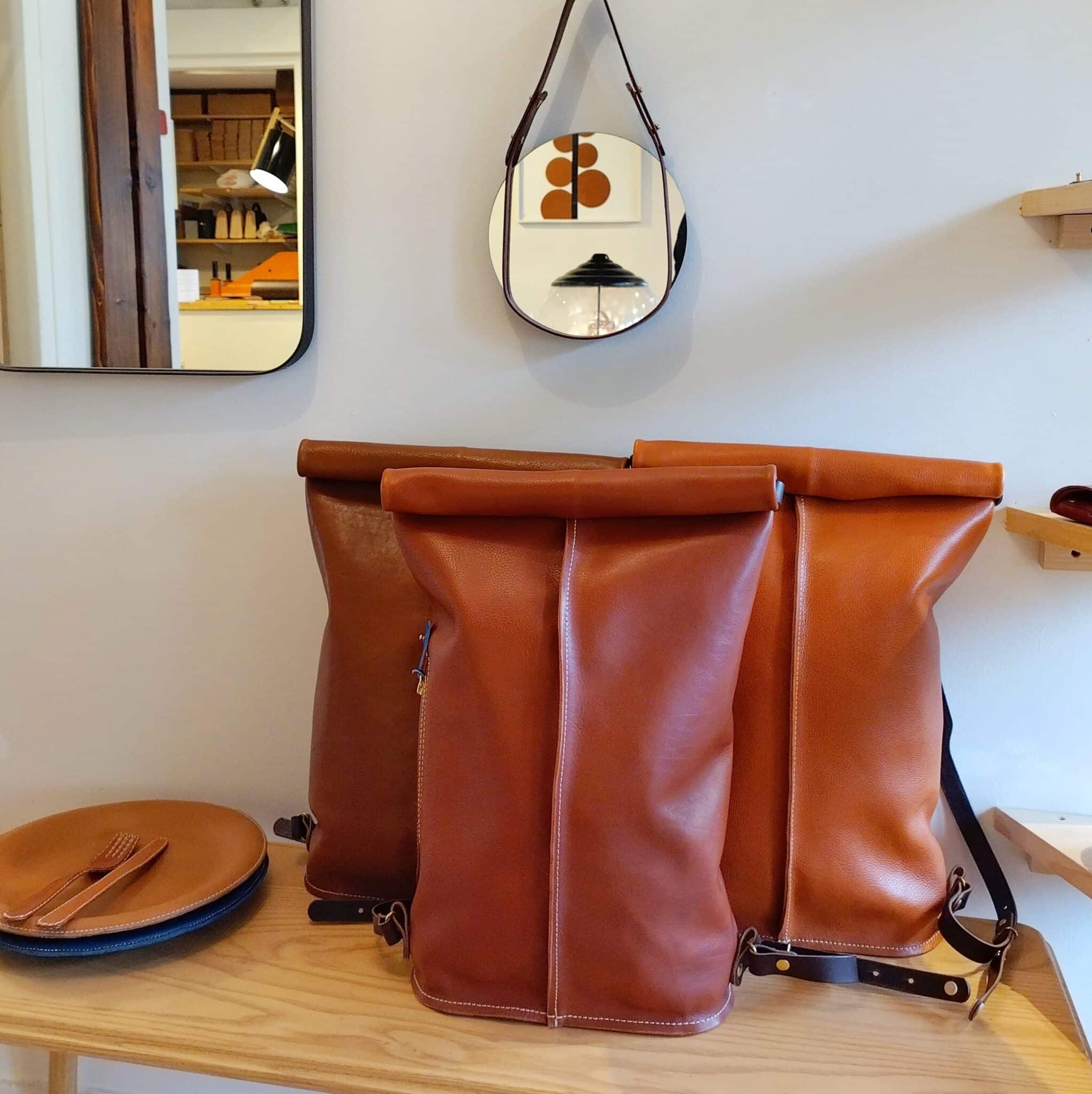 Sac à dos en cuir souple – Élégance et Praticité