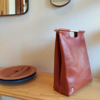 Tote Bag en cuir foulonné – Le Craft