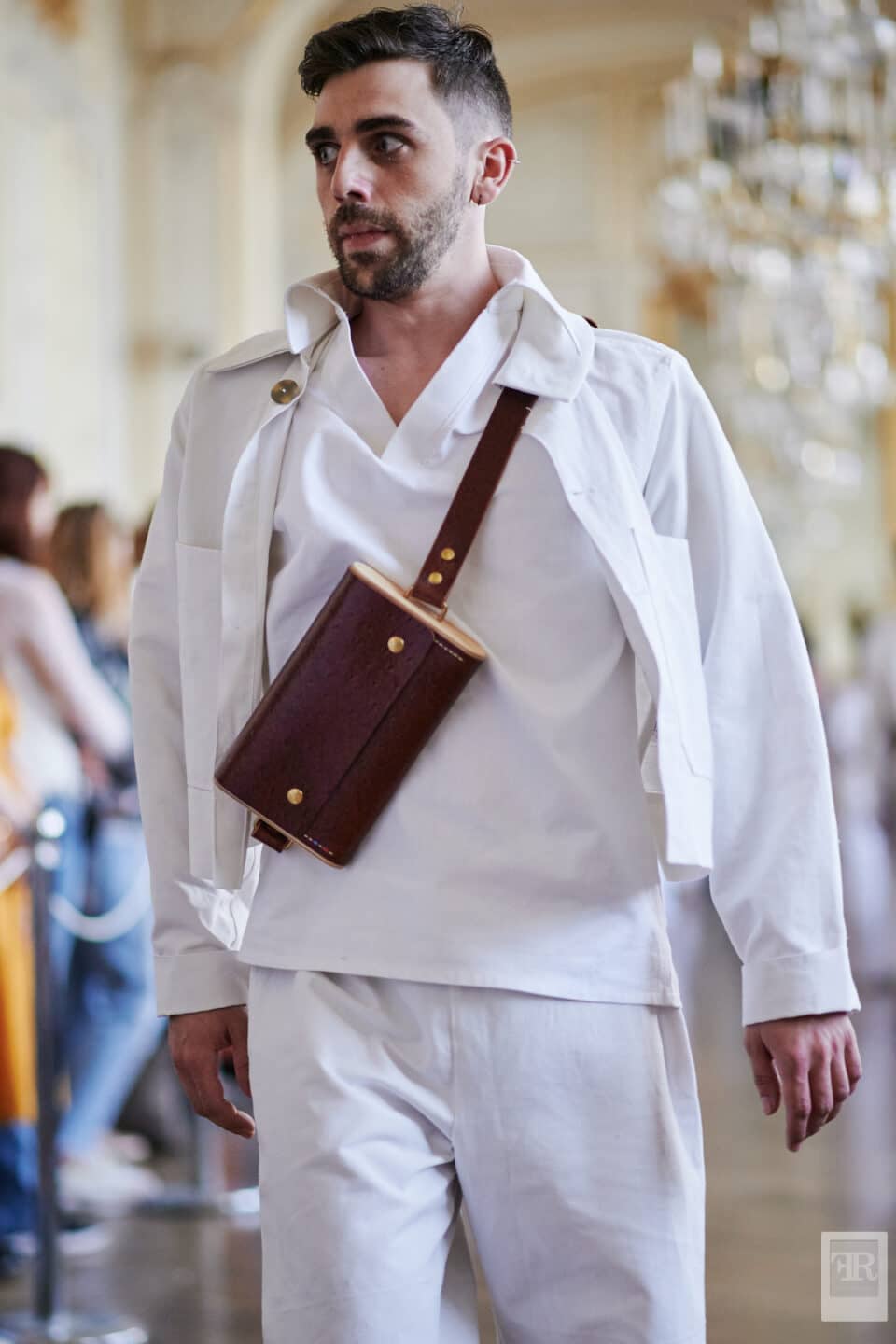 Présentation sacs bois et cuir Damien Béal - Photo Franck Rollier