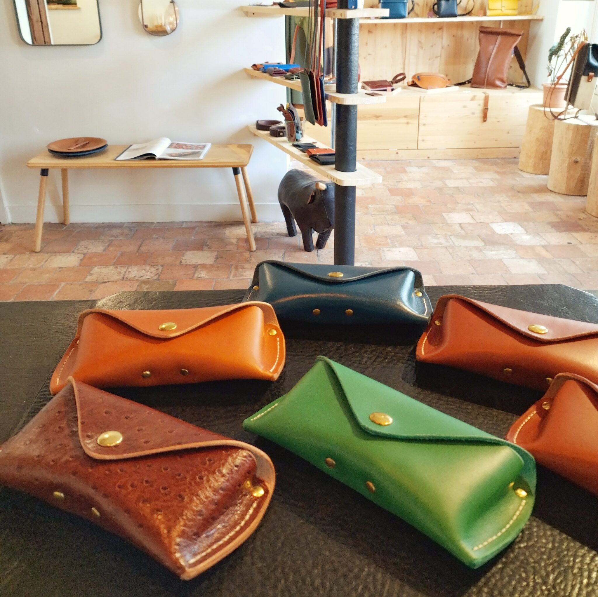 Étui à Lunettes en Cuir Tanné Végétal – Damien Béal