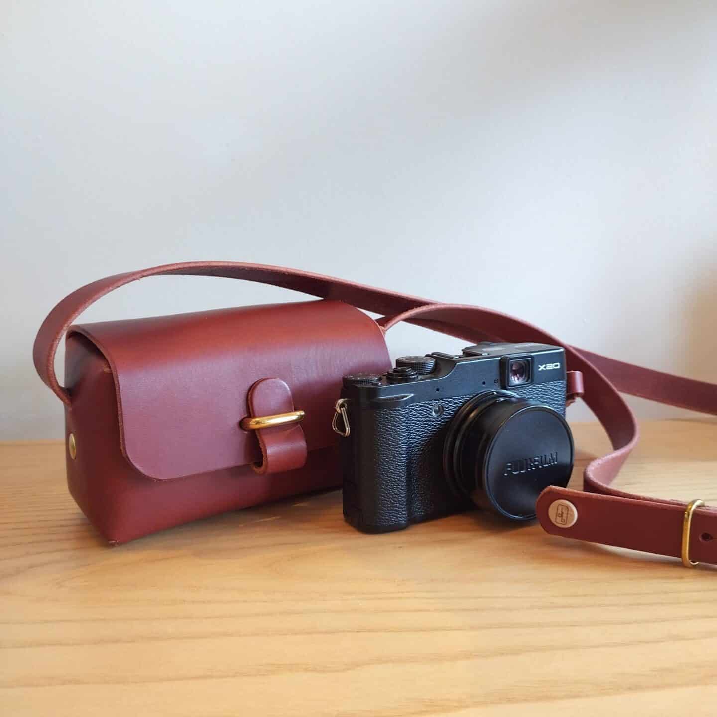 Le Cube Photo – Sac étui compact en cuir